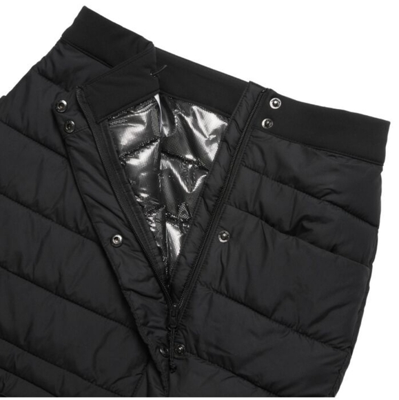 NWT Women's Powder Lite III Black Puffer Skirt Size 10 - Picture 1 of 7
